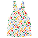 Kid Classic Checkerboard Dungarees - Multicolor Dotty Dungarees