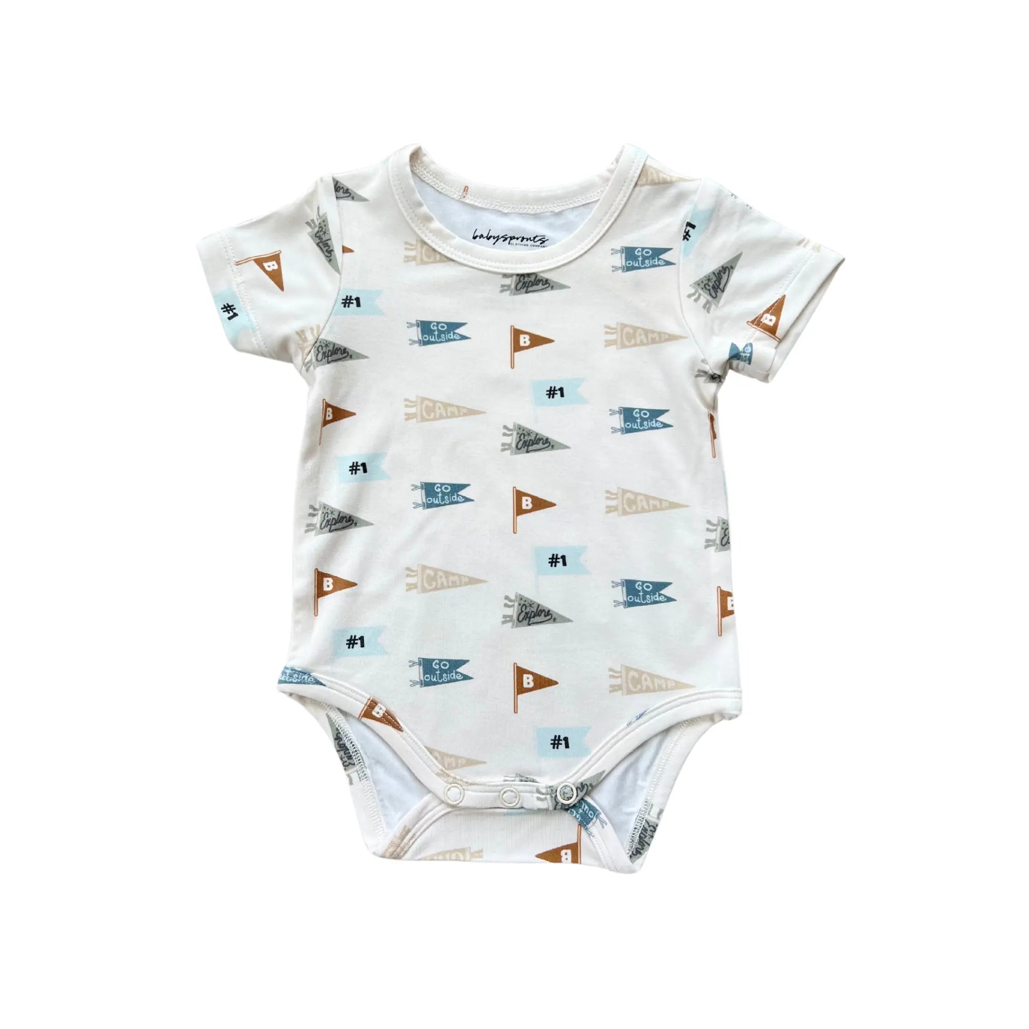 Baby Retro Banner Onesie Babysprouts