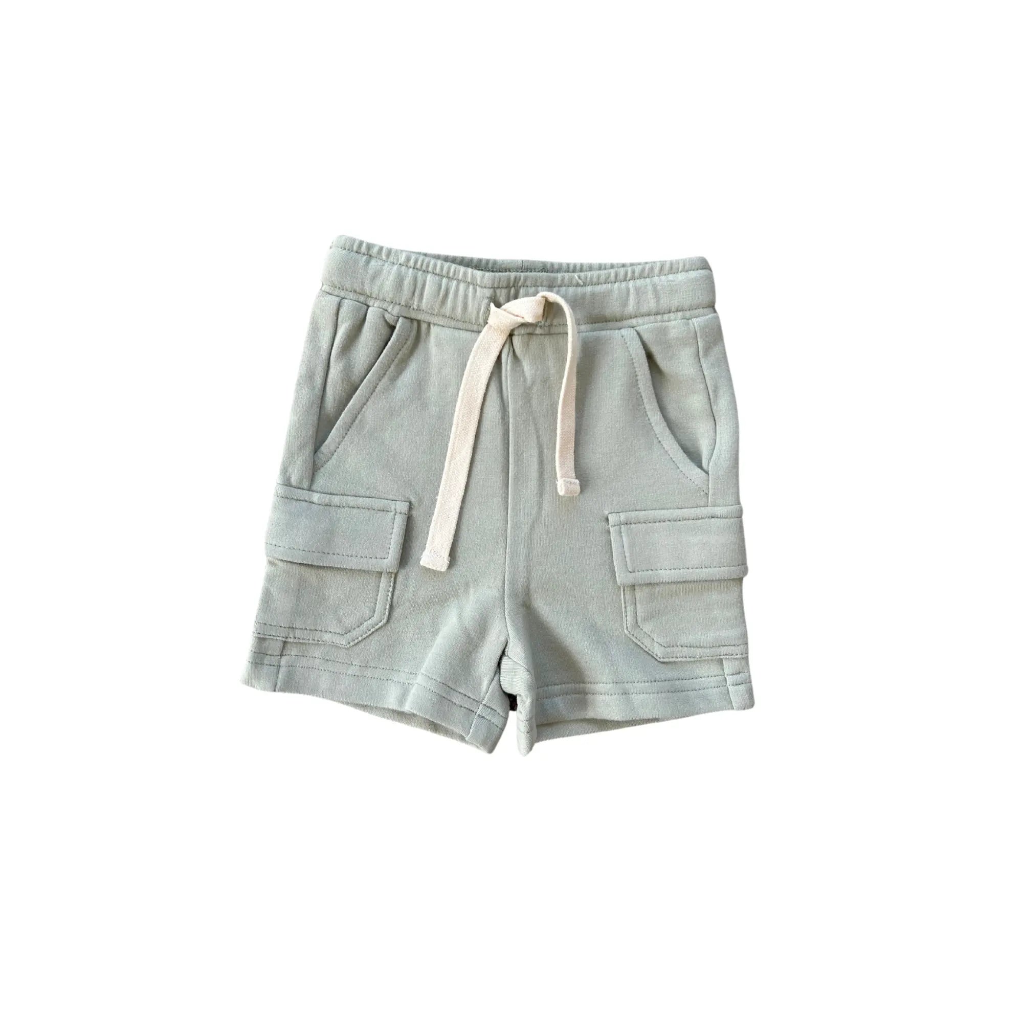 Baby Adventure Time Shorts in Seagrass Babysprouts