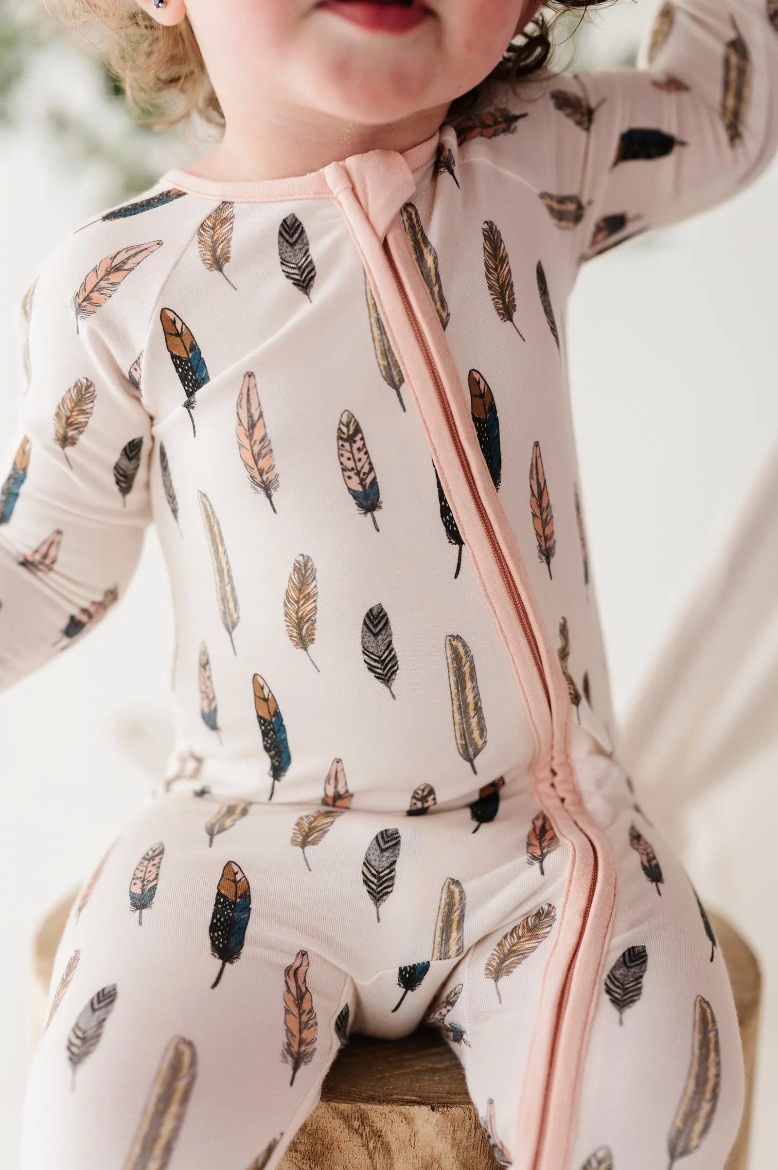 Baby Birds of a Feather Zip Romper Babysprouts