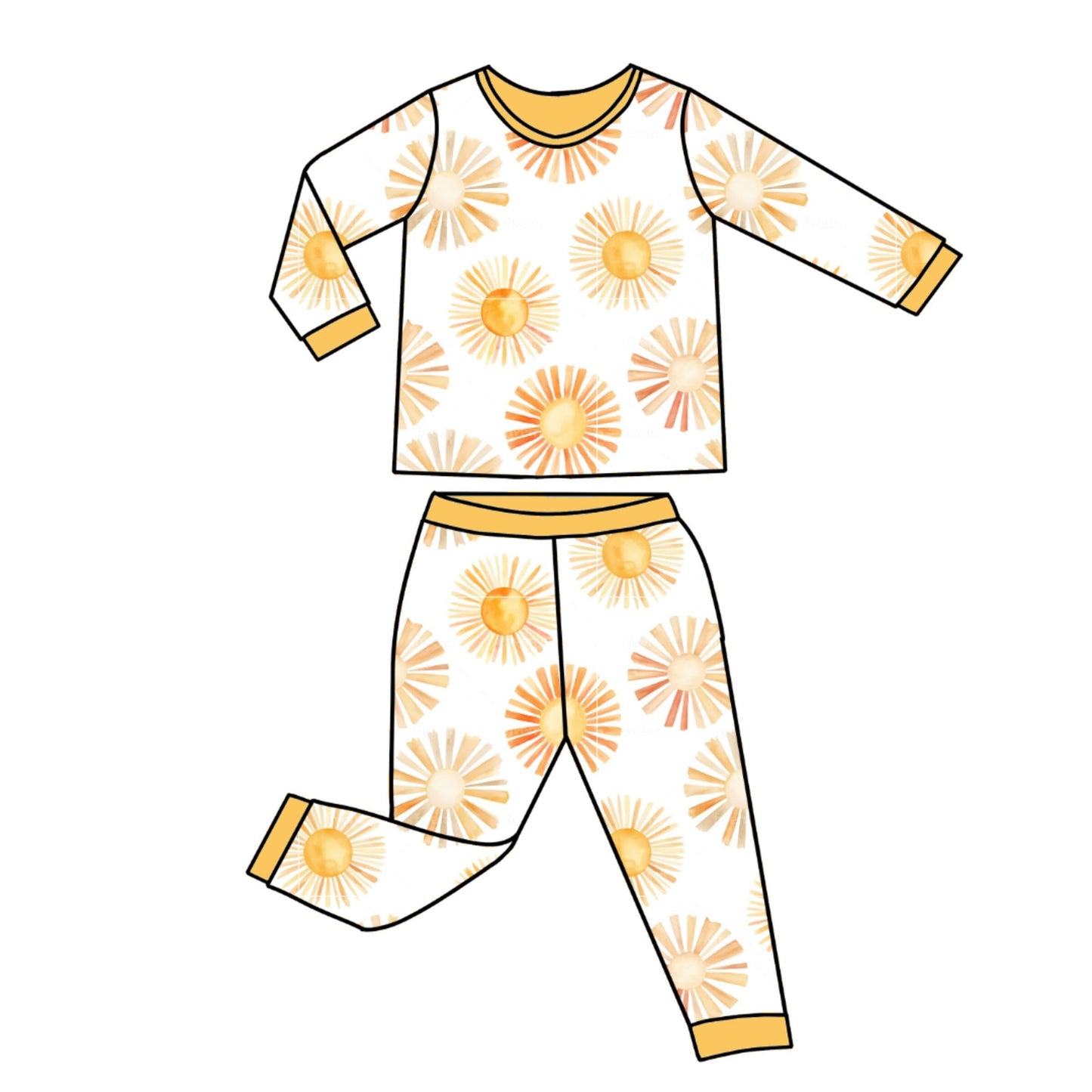 Toddler You Are My Sunshine PJ Set