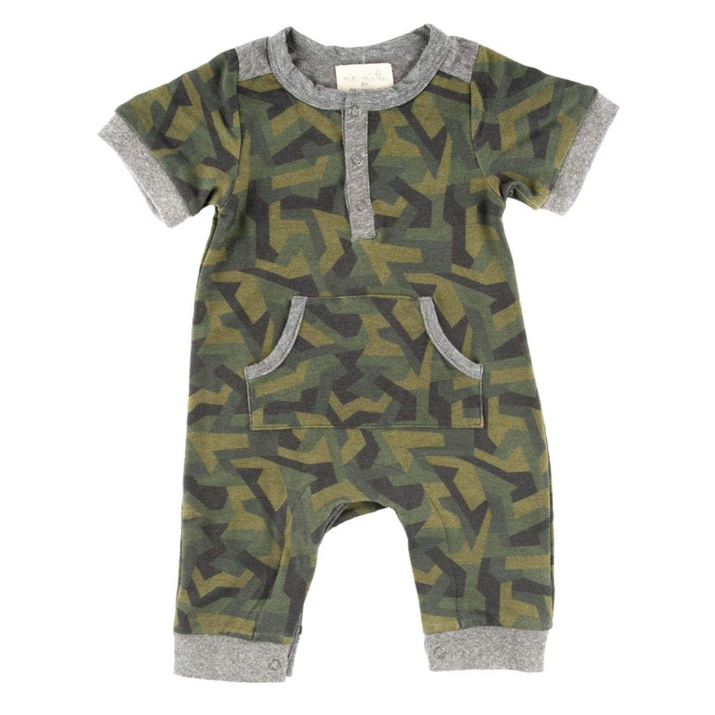 Baby Casey Romper Geo Camo