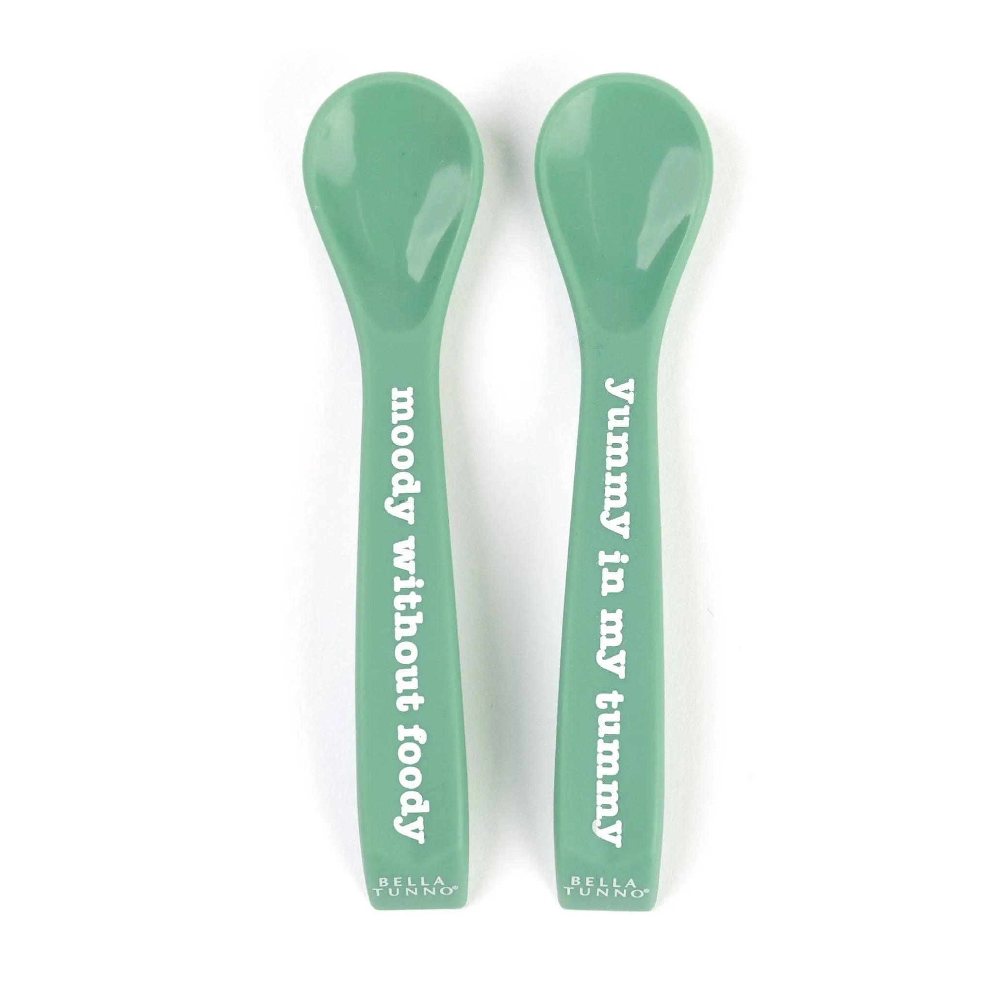Moody Yummy Tummy Wonder Spoon Set: Green Bella Tunno