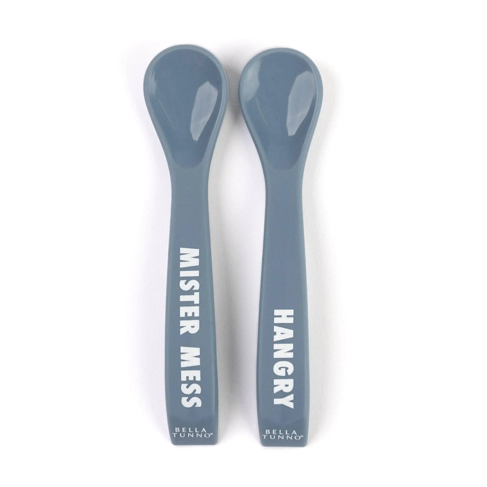 Hangry Mister Mess Wonder Spoon Set: Blue Bella Tunno