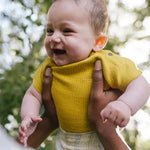 Baby Short Zinnia linen Strips Riffle Amsterdam