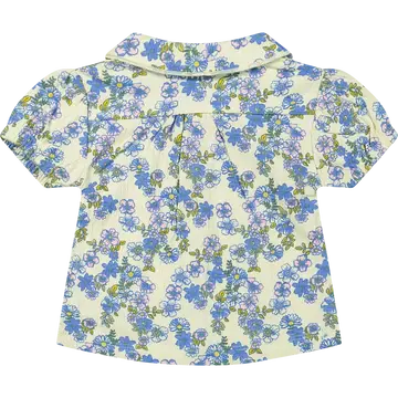 Baby Blouse Caro SS AOP Flower Riffle Amsterdam