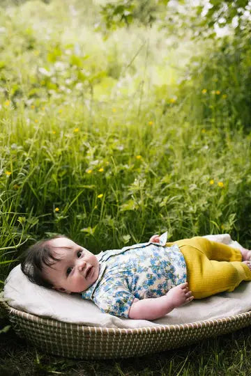 Baby Blouse Caro SS AOP Flower Riffle Amsterdam