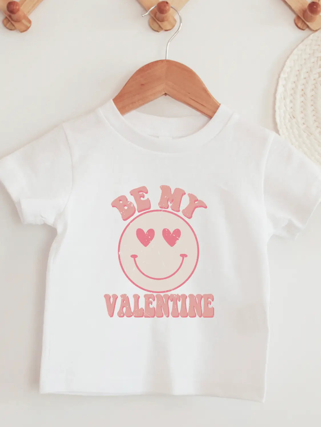 Toddler Smiley Face Be Mine Shirt