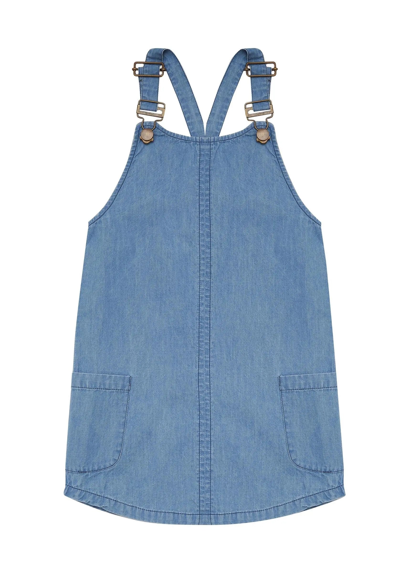 Kid Sue-Ellen Pinny-Denim Bella & Lace