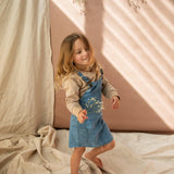 Kid Sue-Ellen Pinny-Denim Bella & Lace