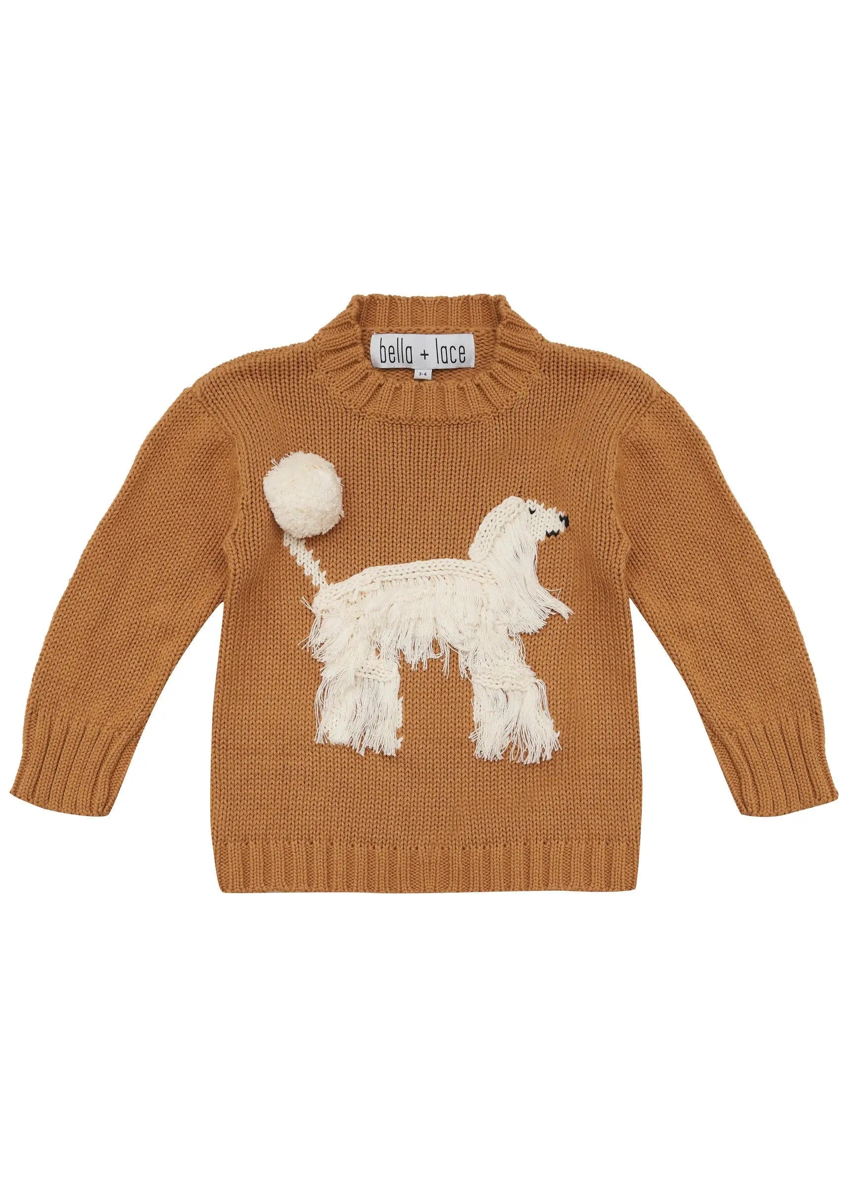 Toddler Deborah Hairy Jumper-Mustard Seeds Pearson & Pearson