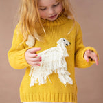 Toddler Deborah Hairy Jumper-Mustard Seeds Pearson & Pearson