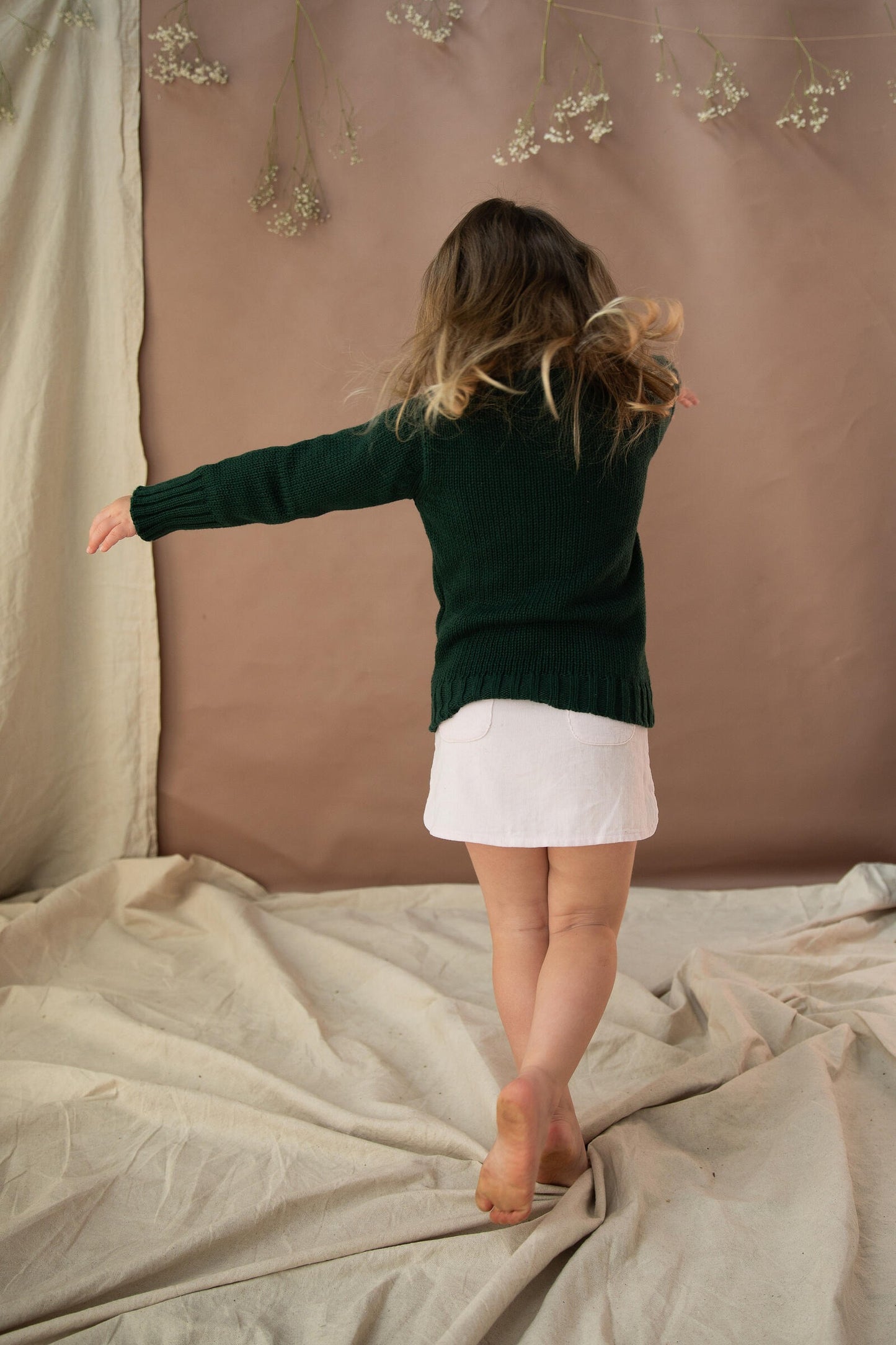 Toddler Enid Skirt-Pink Pond