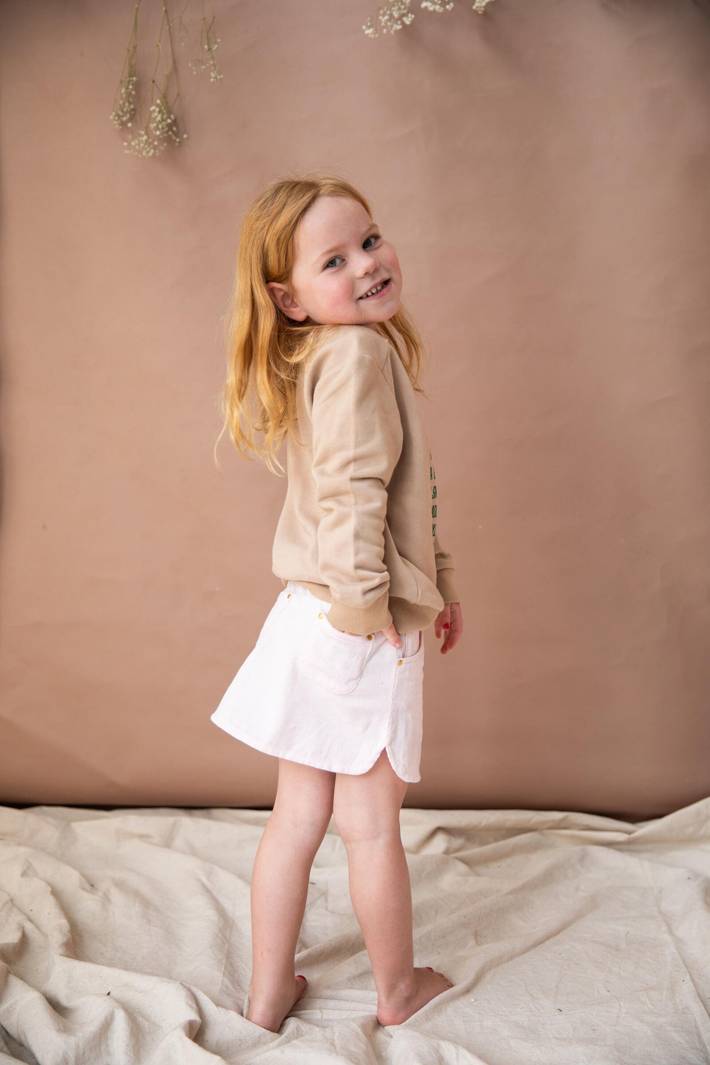 Toddler Enid Skirt-Pink Pond