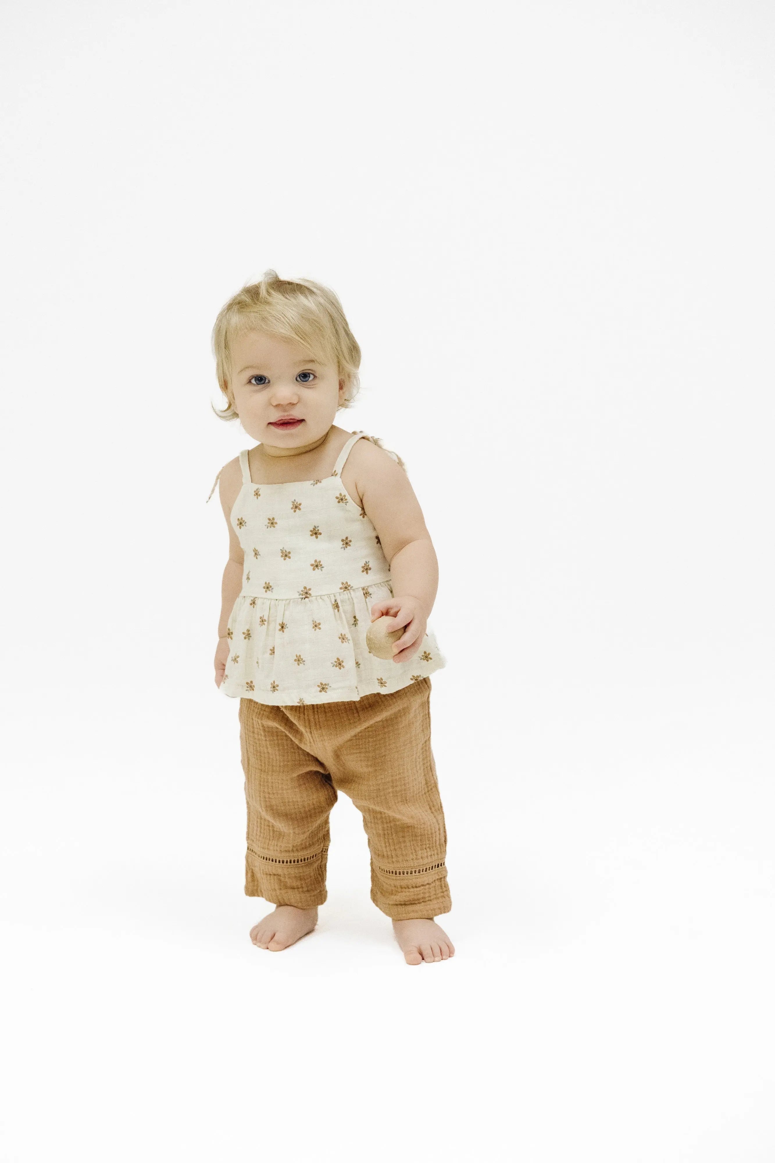 Baby Bitty Blooms Peplum and Pants Set Angel Dear