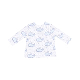 Baby Bubbly Whale Blue Ribbed Set Angel Dear
