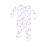 Baby Bubbly Whale Pink Footie Angel Dear