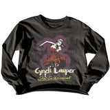 Kid Cyndi Lauper Organic Not Quite Crop Long Sleeve Rowdy Sprout