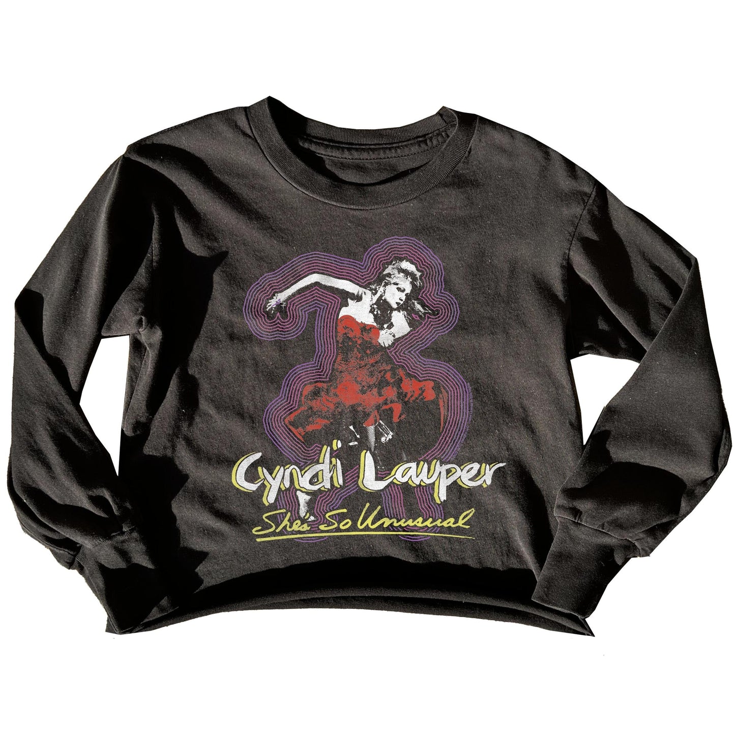Kid Cyndi Lauper Organic Not Quite Crop Long Sleeve