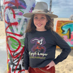 Kid Cyndi Lauper Organic Not Quite Crop Long Sleeve Rowdy Sprout