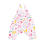 Baby Colorful Bows Tie Back Romper Angel Dear