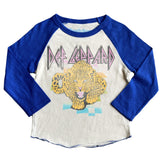 Kid Def Leppard Recycled Raglan Rowdy Sprout