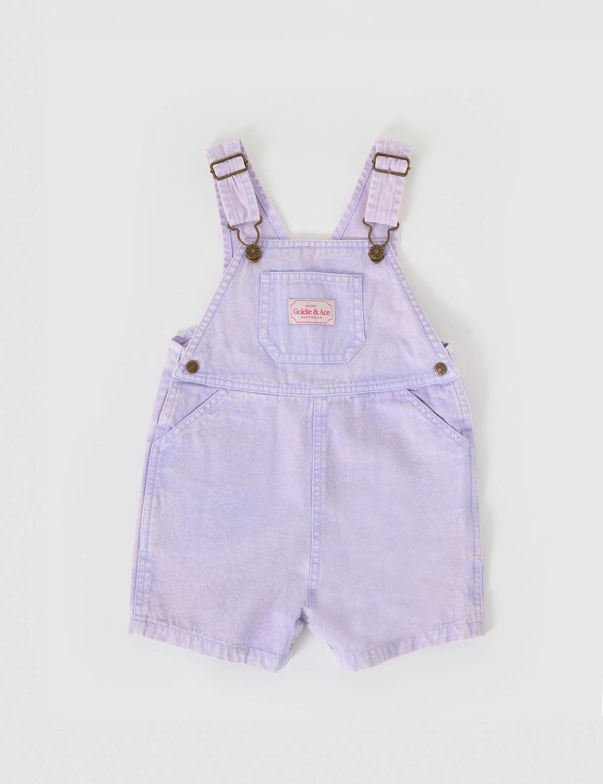 Kid Lavender Lullaby Overalls Goldie & Ace