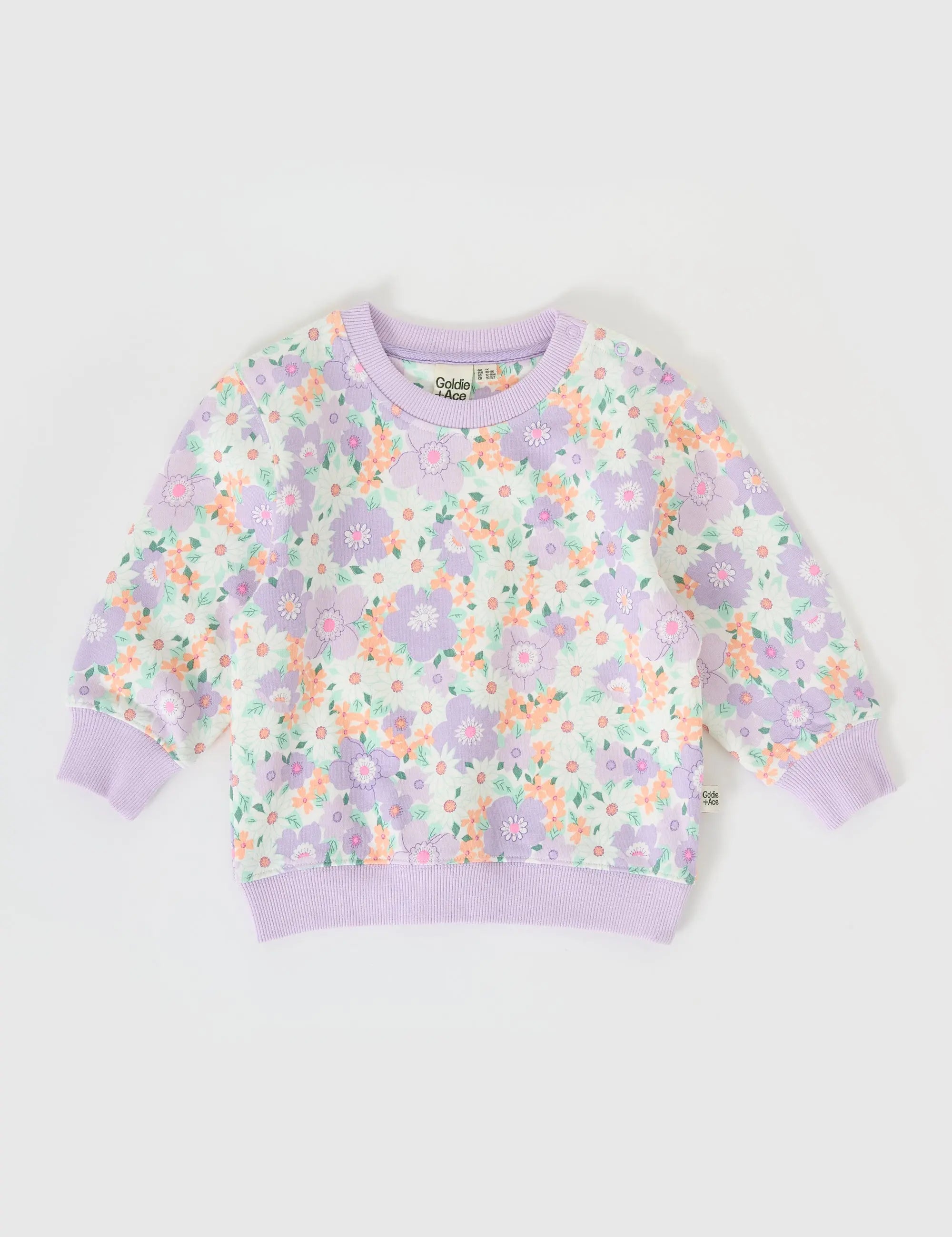 Kid-Flora Relaxed Terry Sweater Goldie & Ace