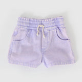 Kid Ziggy Denim Shorts Mauve Goldie & Ace