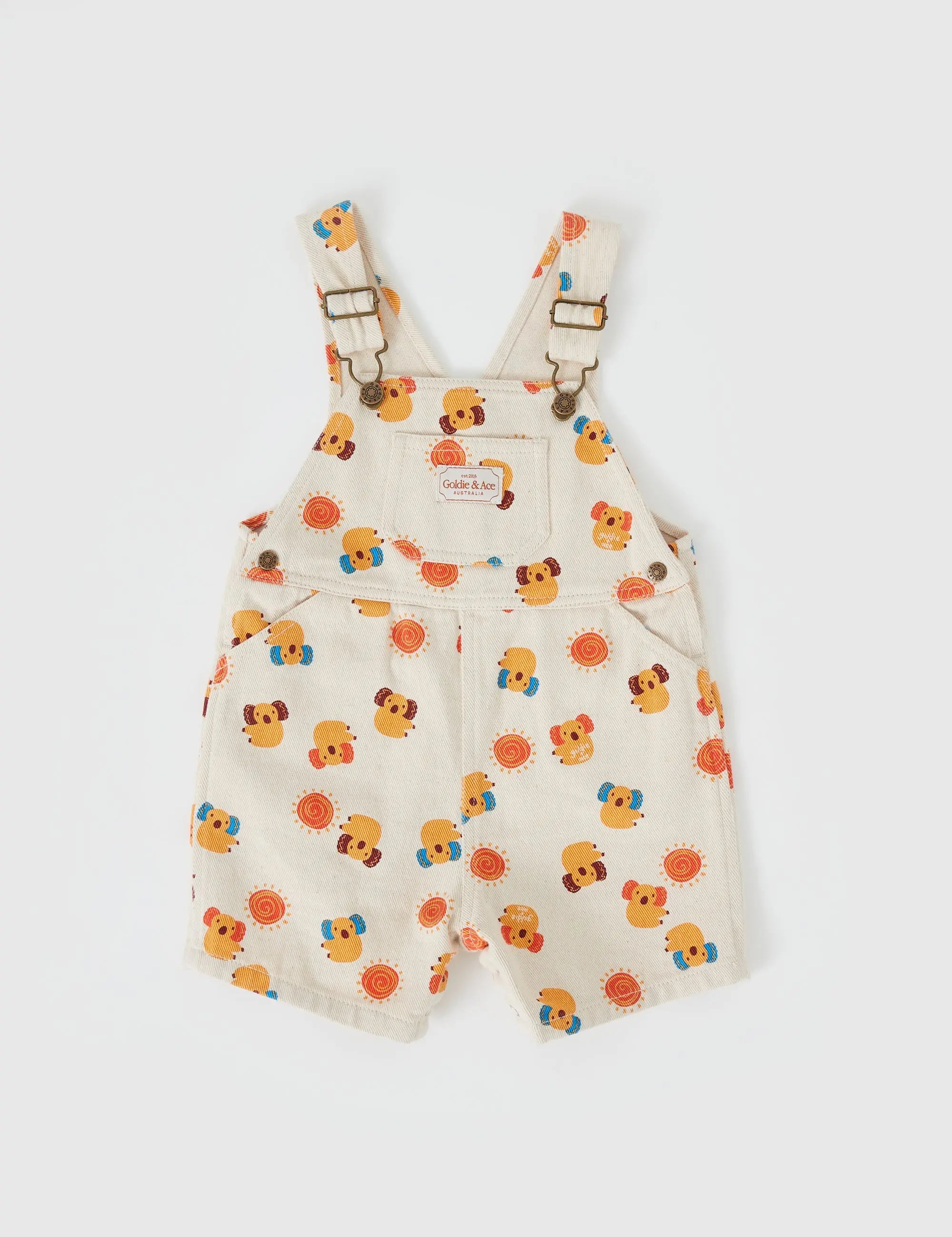 Baby Kozy Koala Denim Overalls - Koala Goldie & Ace