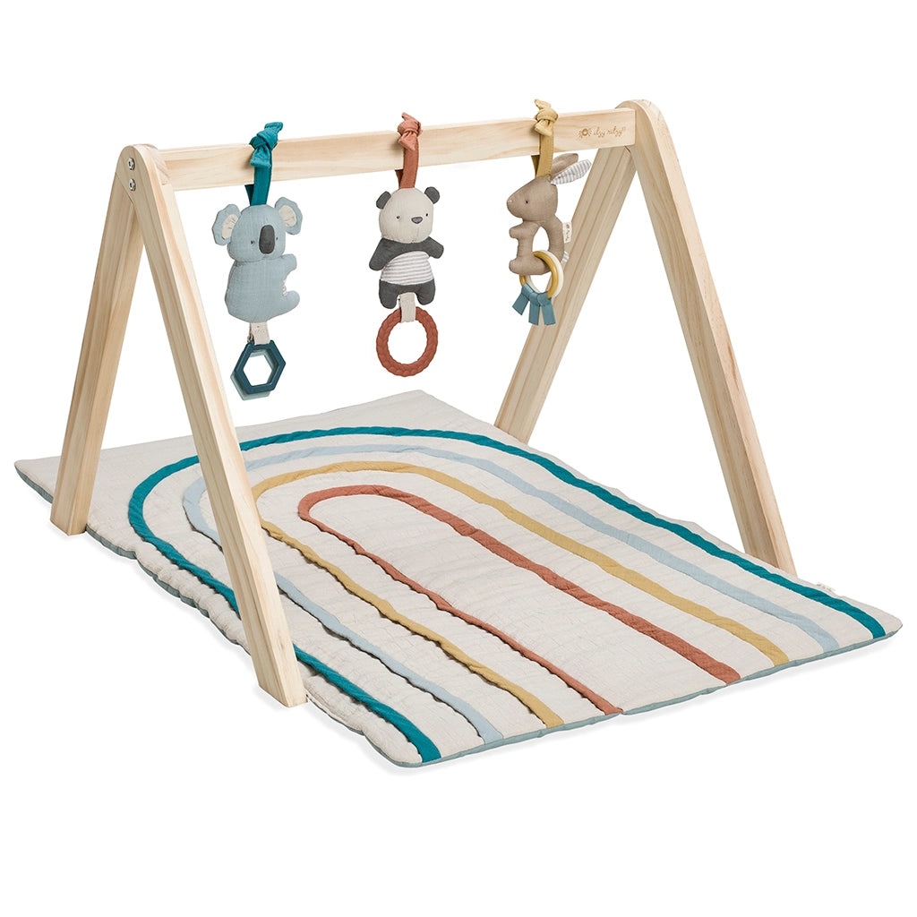 Rainbow Ritzy Activity Gym , Wooden Itzy Ritzy