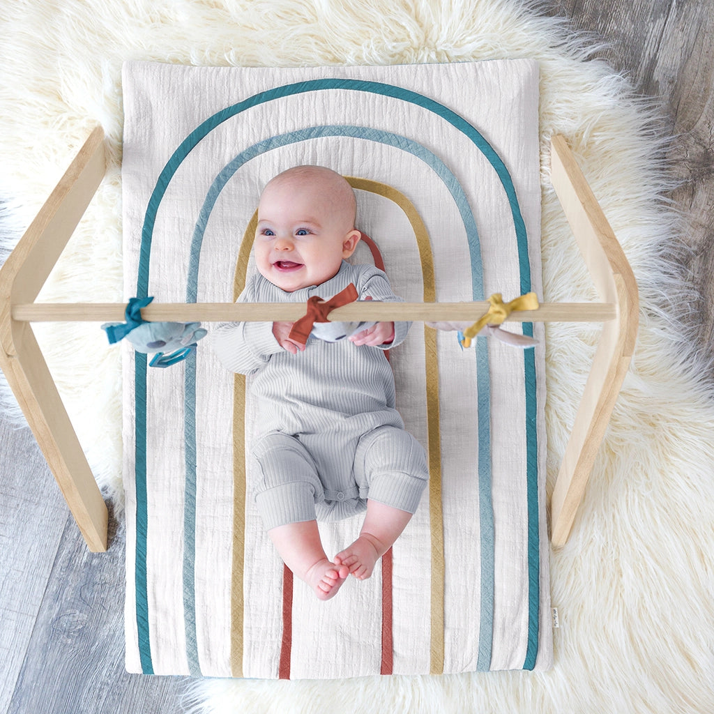 Rainbow Ritzy Activity Gym , Wooden Itzy Ritzy