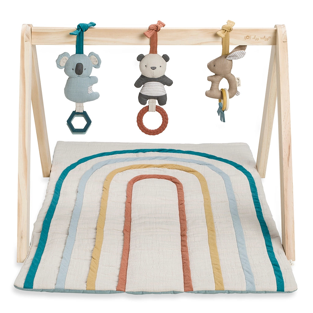 Rainbow Ritzy Activity Gym , Wooden Itzy Ritzy