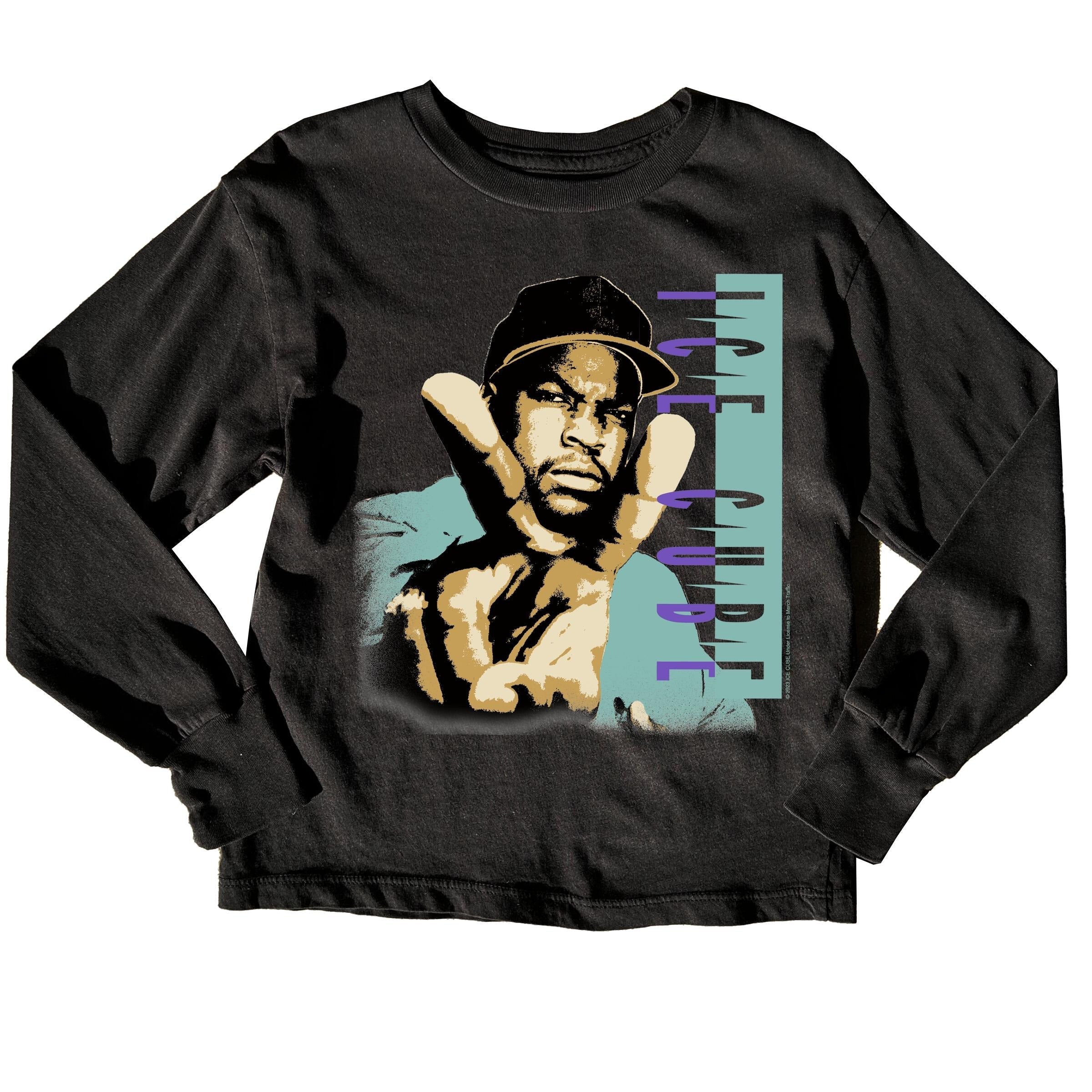 Kid Ice Cube Organic Long Sleeve Tee Rowdy Sprout