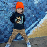 Kid Ice Cube Organic Long Sleeve Tee Rowdy Sprout