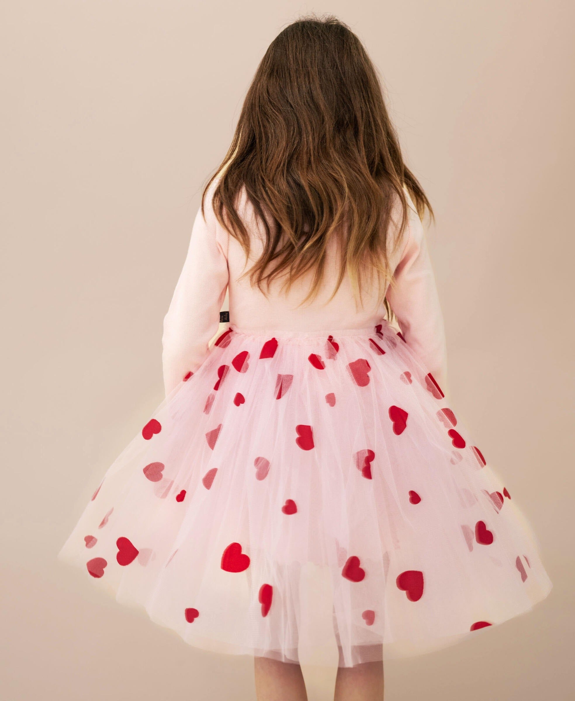 Kid Toddler Heart Tutu Dress Petite Hailey