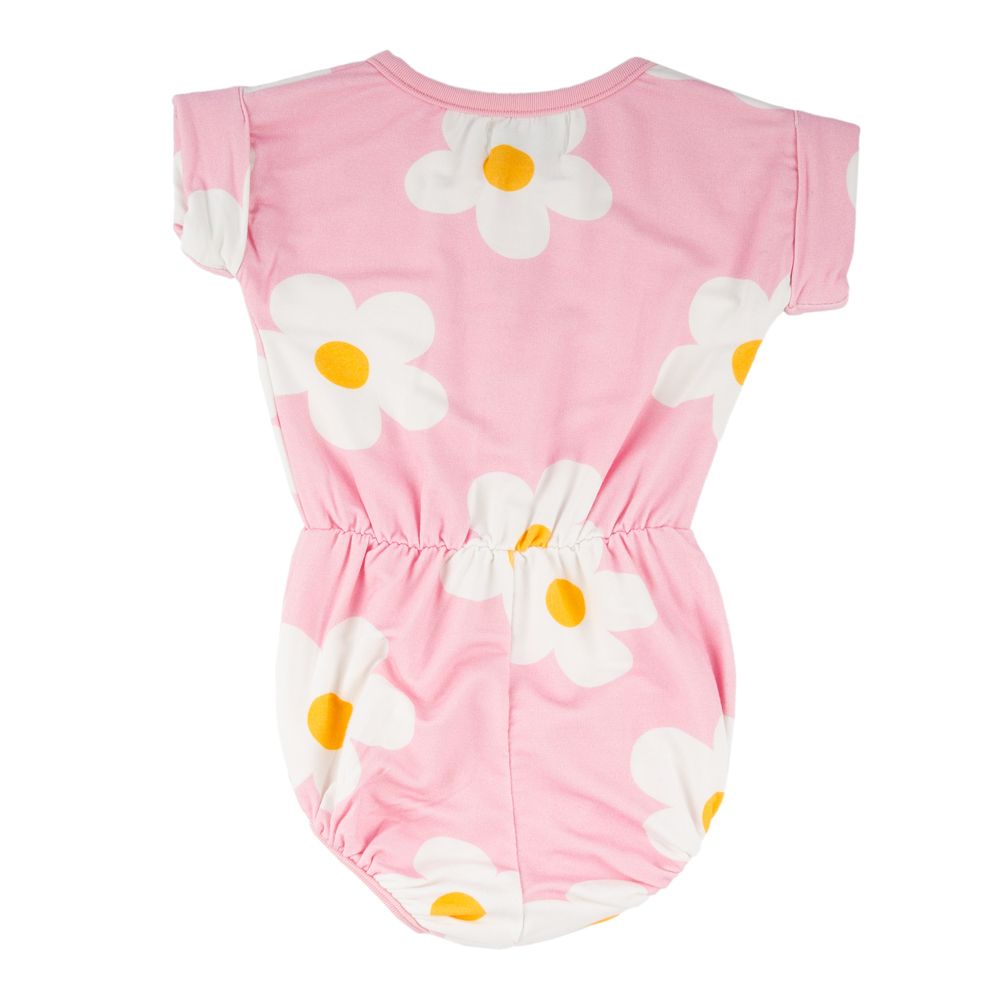 Baby Pink Daisy Romper