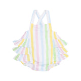Baby Ric Rac Stripe Ruffle Sunsuit Angel Dear