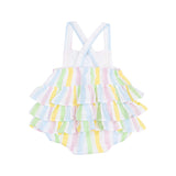 Baby Ric Rac Stripe Ruffle Sunsuit Angel Dear