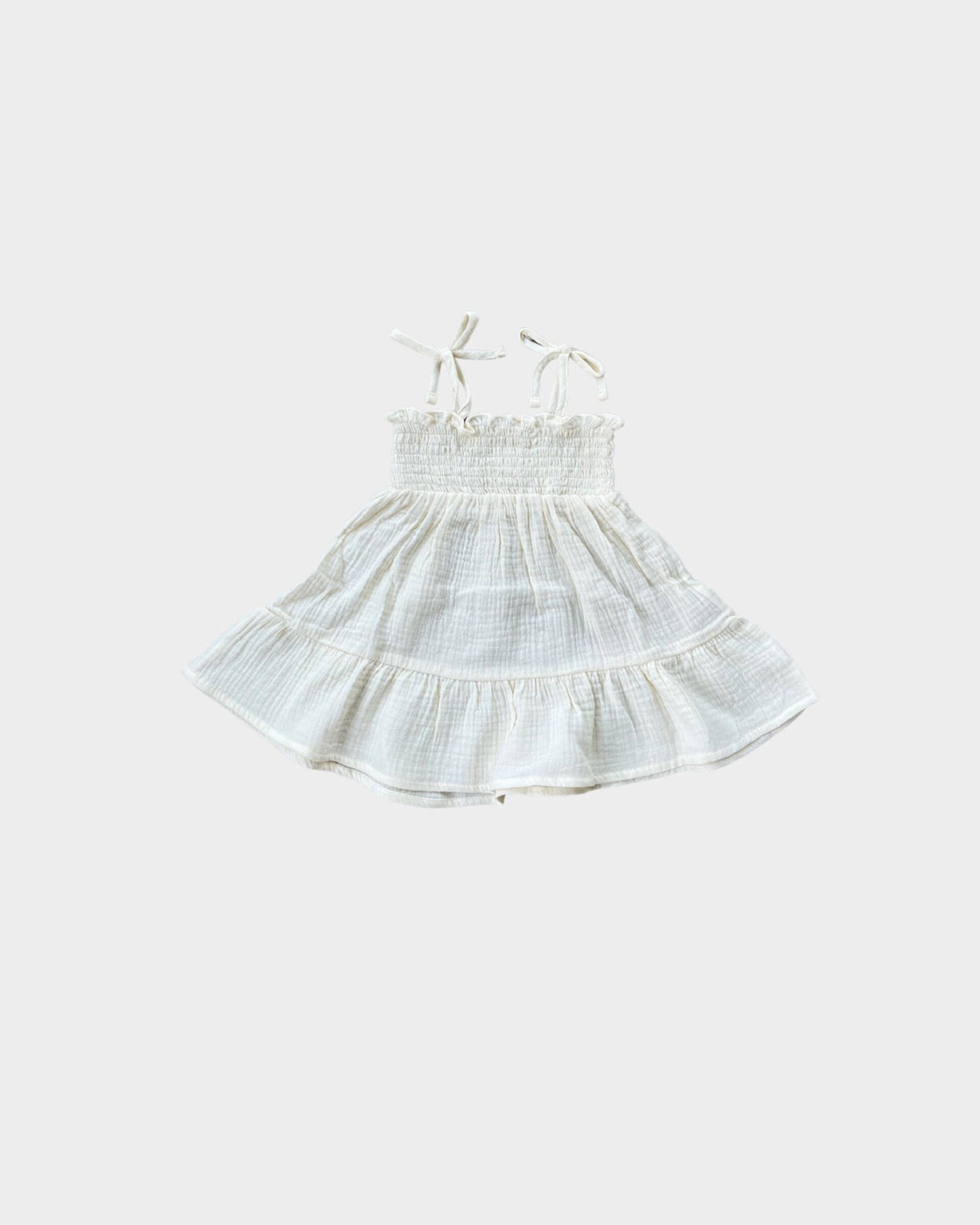 Kid CREAM MINI DRESS