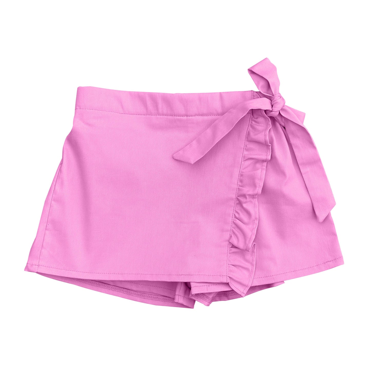 Kid Pink Denim Skort