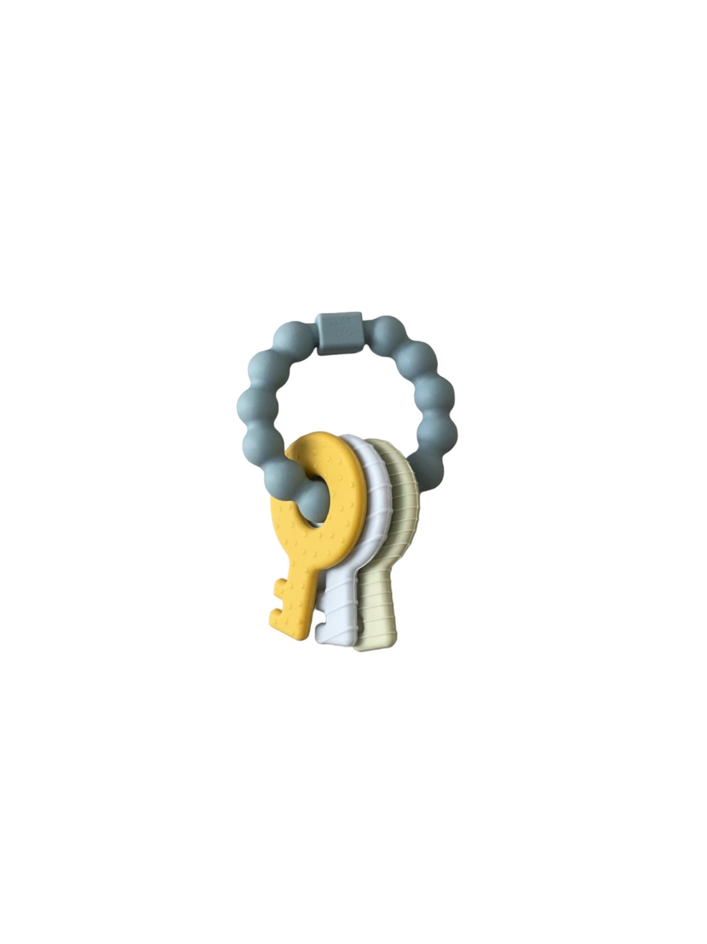 Little Keys Teething Ring in Sky Blue