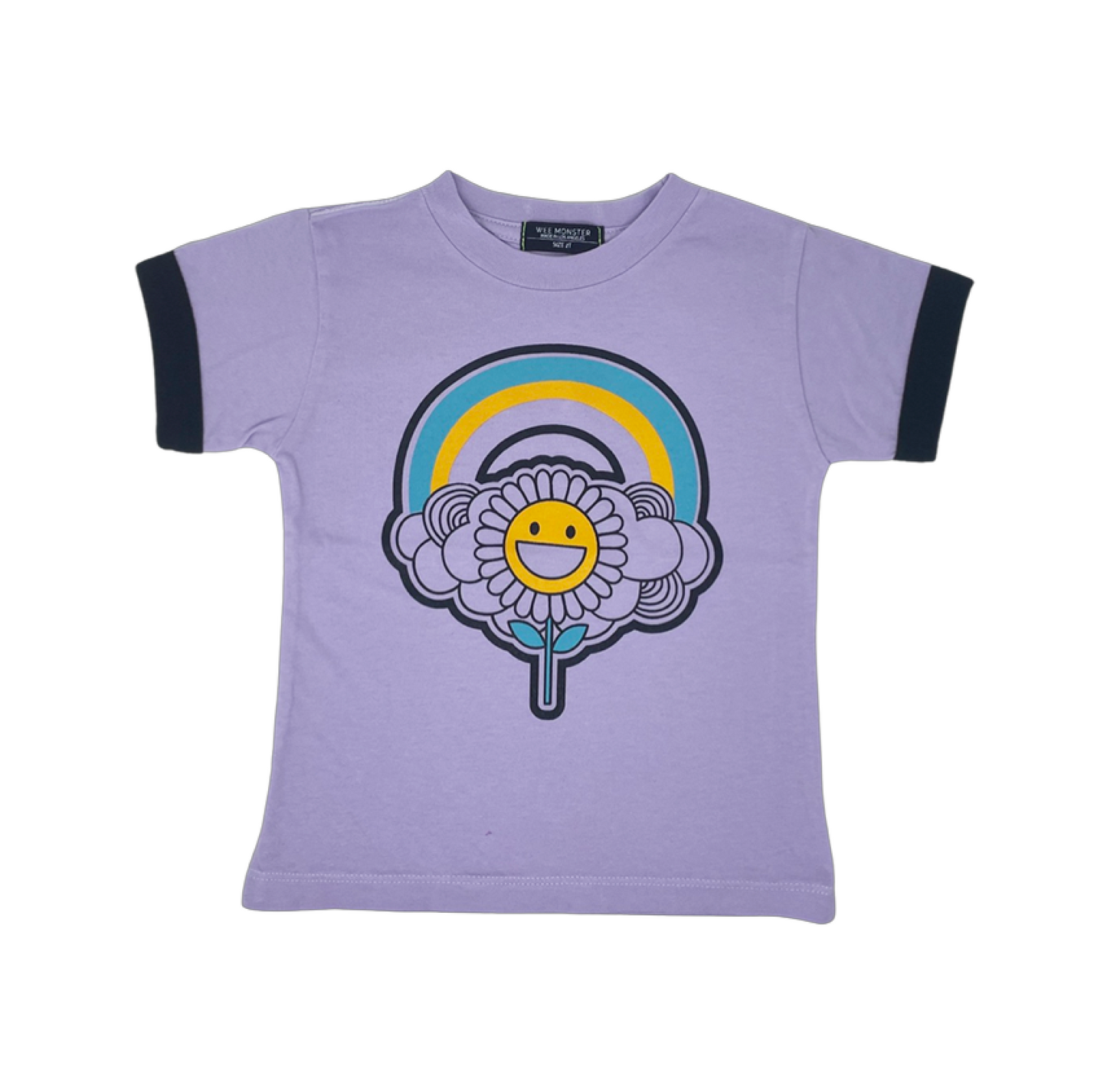 Toddler Poppin' Purple Sunflower Tee