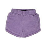 Toddler Poppin' Purple Mineral Wash Shorts WEE MONSTER