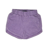 Toddler Poppin' Purple Mineral Wash Shorts WEE MONSTER