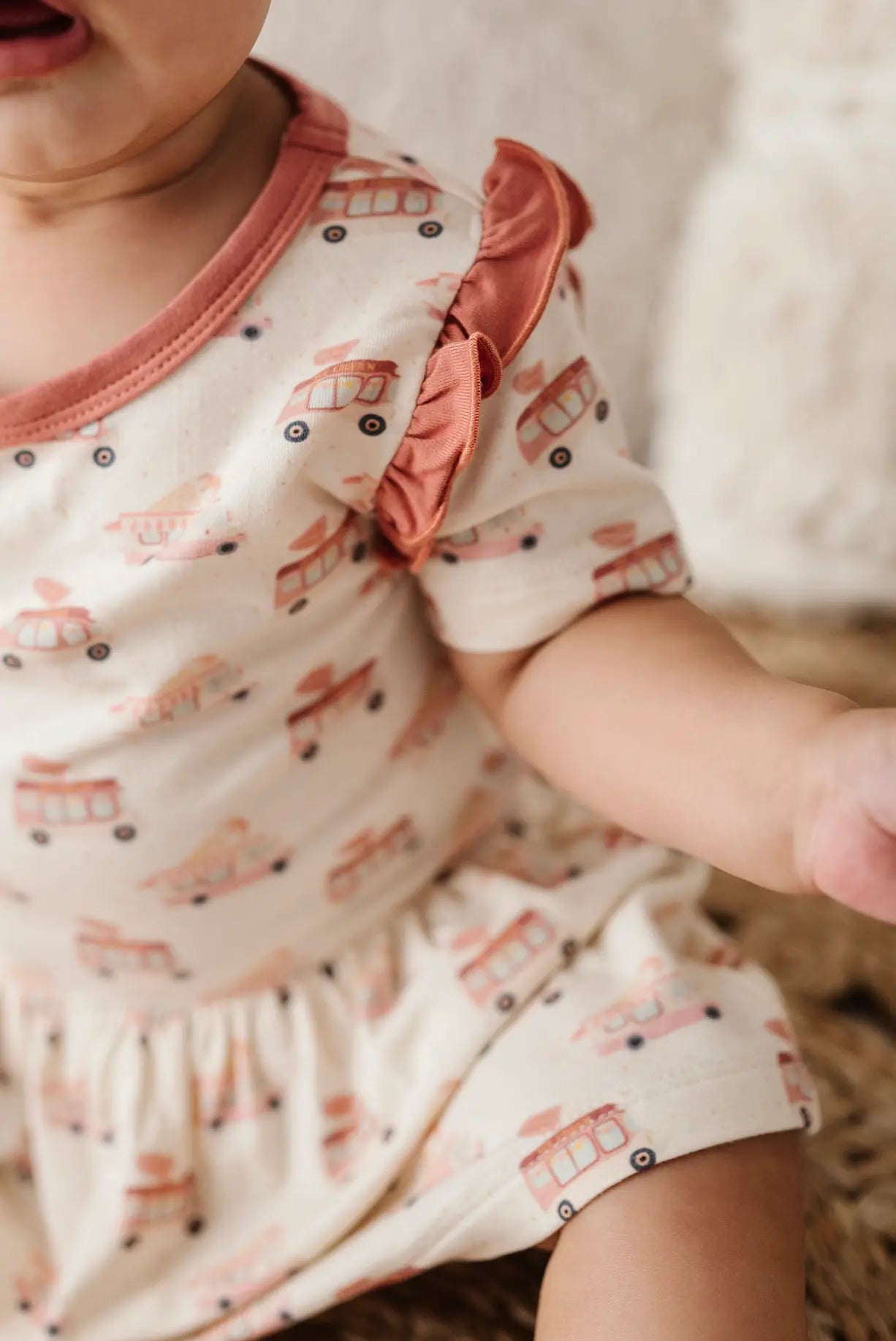 Baby Bodysuit Dress in Ice Cream Truck Babysprouts