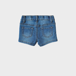 Kid Denim Shorts in Mid Wash Blue Babysprouts