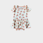 Baby Bodysuit Dress in Watermelon Babysprouts