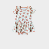 Baby Bodysuit Dress in Watermelon Babysprouts