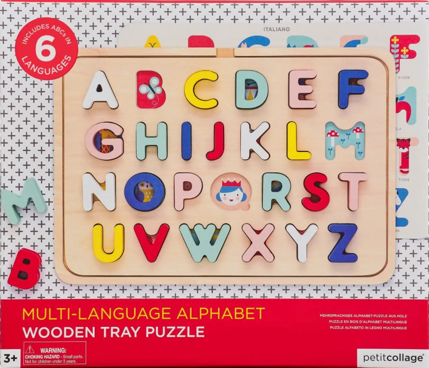 Wooden Multi Language Alphabet Tray Chronicle Books